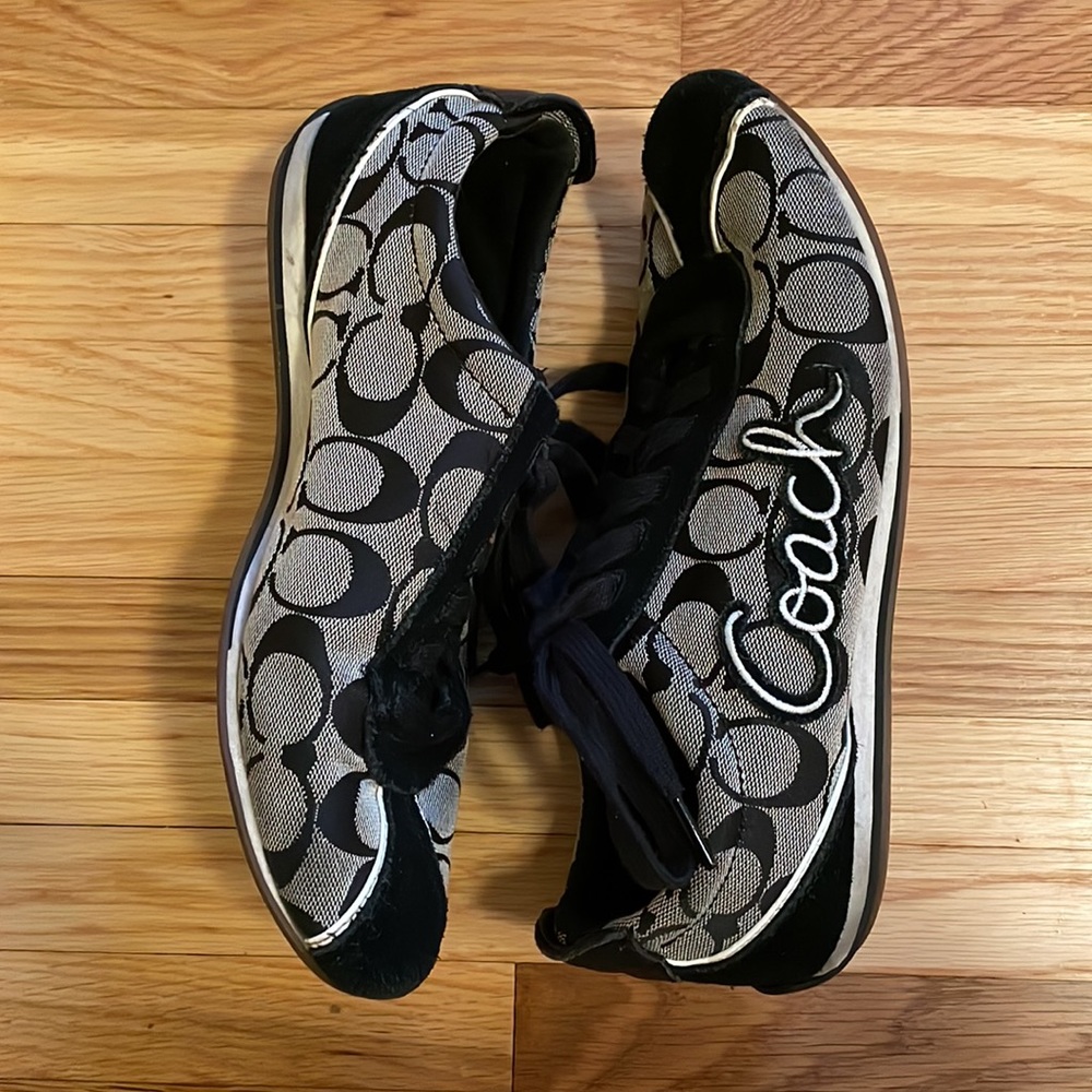 Black Coach Sneakers size 7.5